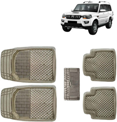 Kingsway PVC Tray Mat For  Mahindra Scorpio(Brown)