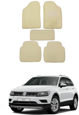 MATIES Leatherite Standard Mat For  Volkswagen Tiguan(Beige)