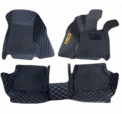 Auckkien Leather 7D Mat For  Maruti Suzuki Alto K10(Black)