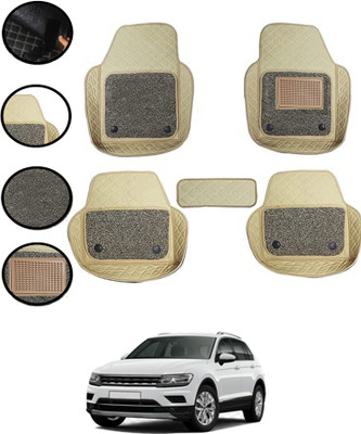 AYW Leatherite 7D Mat For  Volkswagen Tiguan(Beige)