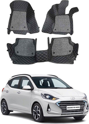 TOFIT ENTERPRISE Leatherite 7D Mat For  Hyundai Grand i10 Nios(Black)