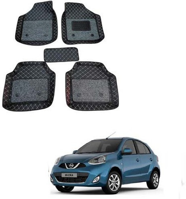 KUNTAIL ENTERPRISES Leatherite 7D Mat For  Universal For Car(Black)