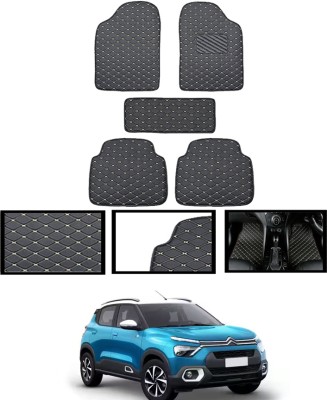 ABJD Leatherite Standard Mat For  Citroen Universal For Car(Black)