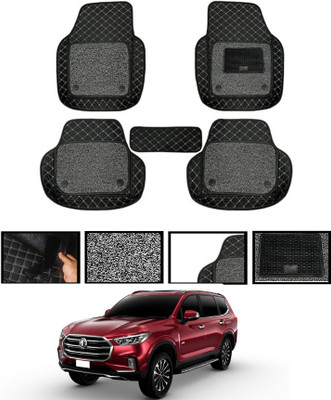 MATIES Leatherite 7D Mat For  MG Gloster(Black)