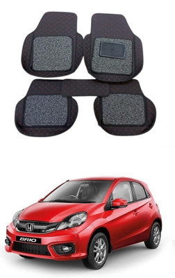 arneja trading company Leatherite 7D Mat For  Honda Brio(Black)