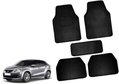 AUTO PEARL Polyester Standard Mat For  Maruti Baleno(Black)