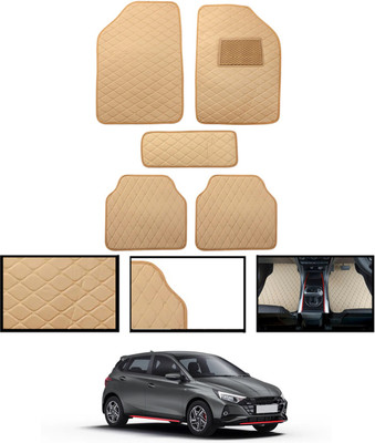CCMM Leatherite Standard Mat For  Hyundai Universal For Car(Beige)