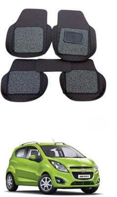 arneja trading company Leatherite 7D Mat For  Chevrolet Beat(Black)