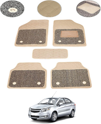MSNP Leatherite 7D Mat For  Chevrolet Sail(Beige)