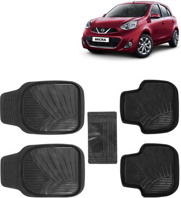 Kingsway PVC Tray Mat For  Nissan Micra(Black)