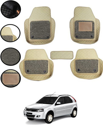 zplus Leatherite 7D Mat For  Mahindra Verito Vibe(Beige)