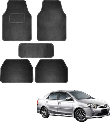 INSURE AUTOMOTIVE Vinyl Standard Mat For  Toyota Etios(Black)