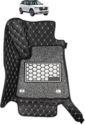 Caronix Leatherite 7D Mat For  Hyundai Alcazar(Black)