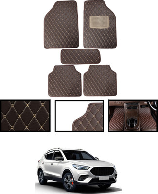 MSNP Leatherite Standard Mat For  MG Astor(Brown)