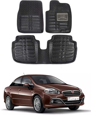 arneja trading company Polyutherine 3D Mat For  Fiat Linea(Black)