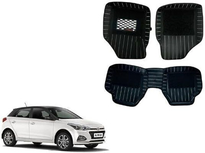 Autorepute Leather 9D Mat For  Hyundai i20(Black)