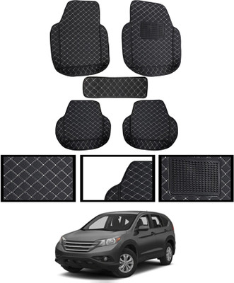 ABJD Leatherite 7D Mat For  Honda CRV(Black)