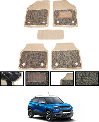 MATIES Leatherite 7D Mat For  Tata Punch(Beige)