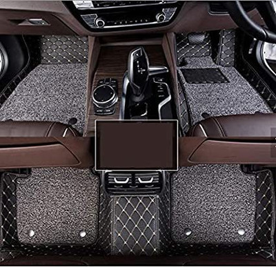 Amar interprise Plastic 7D Mat For  Mahindra S-Class(Black)