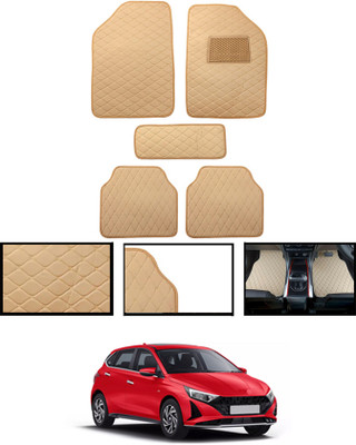 AYW Leatherite Standard Mat For  Hyundai i20(Beige)