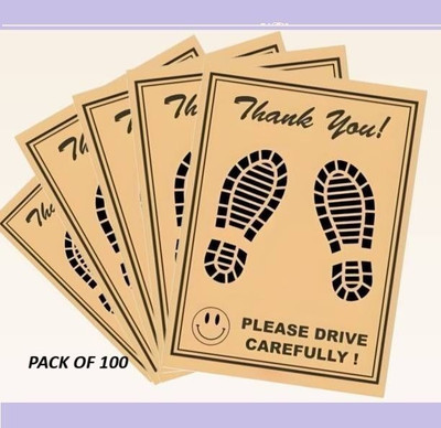 XONYSTAR Paper Disposable Paper Mat For  Universal For Car(Brown)