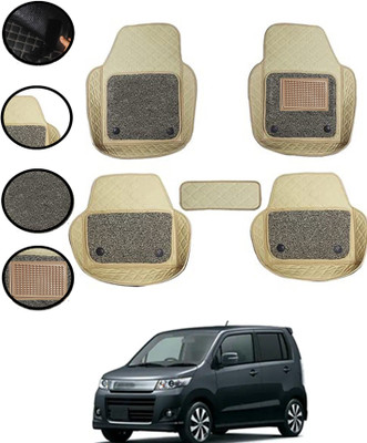 MSNP Leatherite 7D Mat For  Maruti Suzuki WagonR Stingray(Beige)