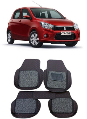 ARNEJA Leatherite 7D Mat For  Maruti Suzuki Celerio(Red, Black)