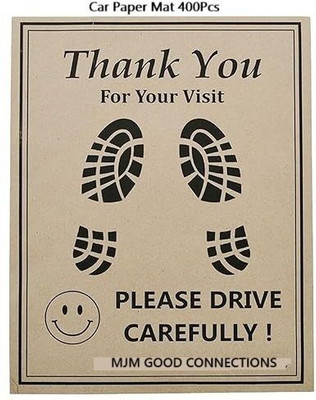 MJM Paper Disposable Paper Mat For  Mahindra New Scorpio(Brown)