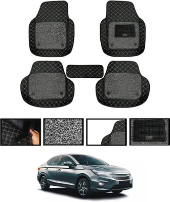 MSNP Leatherite 7D Mat For  Honda City(Black)