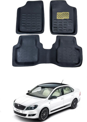 arneja trading company Polyutherine 3D Mat For  Skoda Rapid(Black)