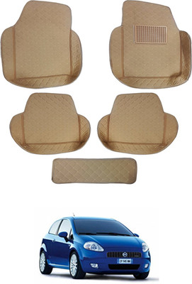MATIES Leatherite 7D Mat For  Fiat Grand Punto(Beige)