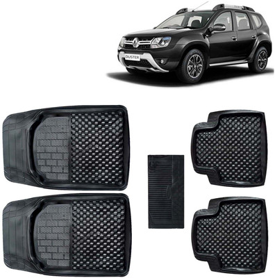 Kingsway PVC Tray Mat For  Renault Duster(Black)