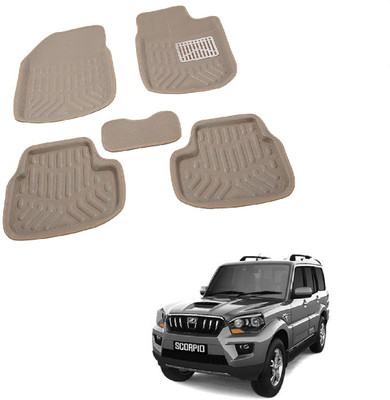 ROSHNEER ENTERPRISES PVC 3D Mat For  Mahindra Scorpio(Beige)