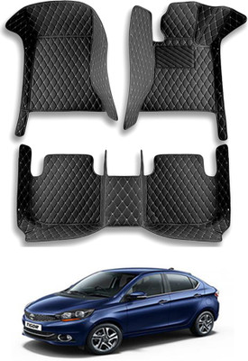 MATIES Leatherite 7D Mat For  Tata Tigor(Black)