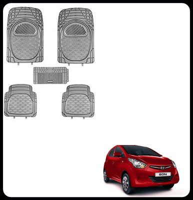 SEMAPHORE PVC Standard Mat For  Hyundai Eon(Grey, White)