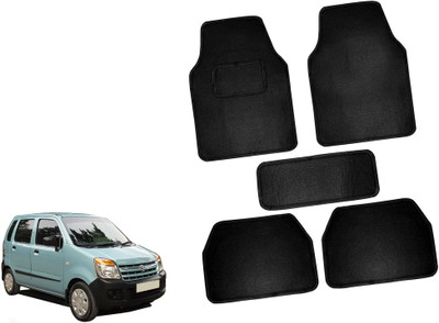 AUTO PEARL Polyester Standard Mat For  Maruti WagonR(Black)