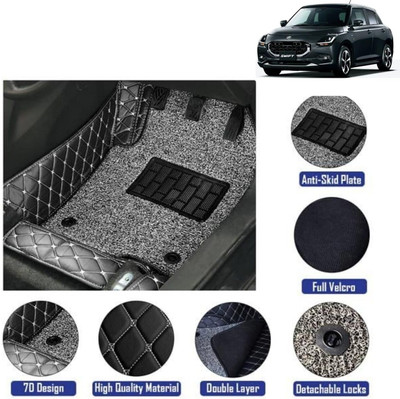 Ds enterprise Leatherite 7D Mat For  Maruti Swift(Black)