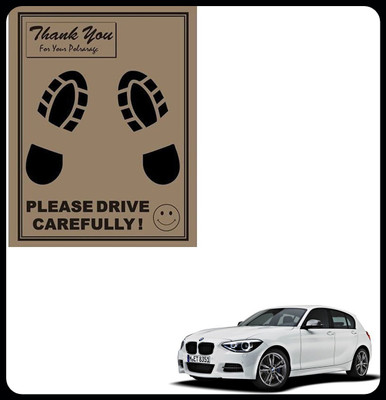 SEMAPHORE Paper Disposable Paper Mat For  BMW 1 Series(Brown)