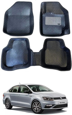 ARNEJA Polyutherine 5D Mat For  Volkswagen Vento(Black)
