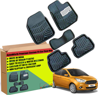 Autowhrib Plastic 3D Mat For  Ford Figo(Black)