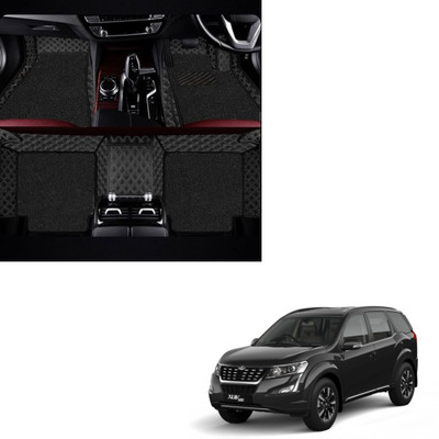 Autoclow Leatherite 7D Mat For  Mahindra XUV 500(Silver, Black)