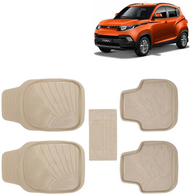 Kingsway PVC Tray Mat For  Mahindra KUV 100(Beige)