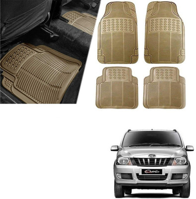 Znee Smart Rubber Standard Mat For  Universal For Car(Beige)