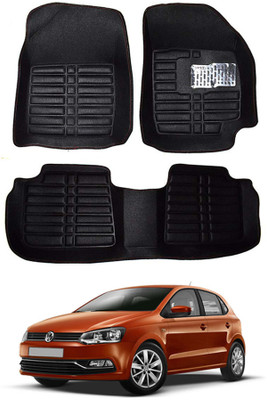 MATIES Plastic 5D Mat For  Volkswagen Polo(Black)