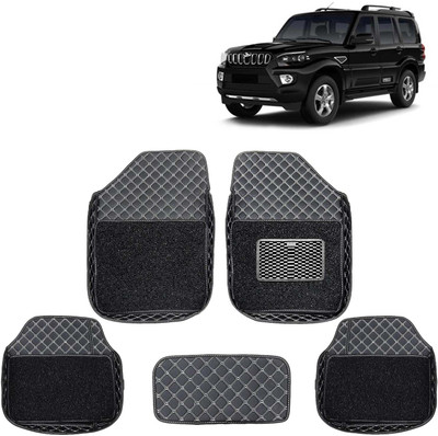Kingsway Leatherite 7D Mat For  Mahindra Scorpio(Black)