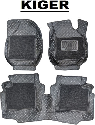 TOFIT ENTERPRISE Leatherite 7D Mat For  Renault Kiger(Black)