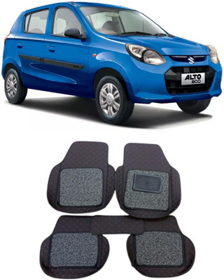 Arnejaa Leatherite 7D Mat For  Maruti Suzuki Alto 800(Red, Black)