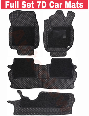 Autoclow Leatherite 7D Mat For  MG Hector Plus(Black)