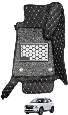 Euro Care Leatherite 7D Mat For  Hyundai Creta(Black)