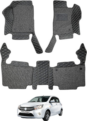 MOCKHE Leatherite 7D Mat For  Maruti Celerio(Black)